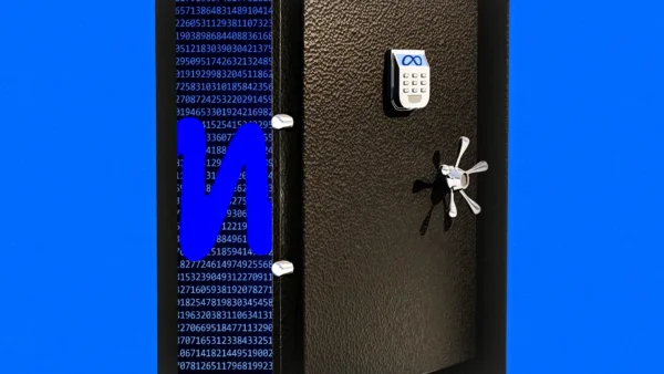 Meta Muse yapay zeka asistanı logosu ve güvenlik simgesi