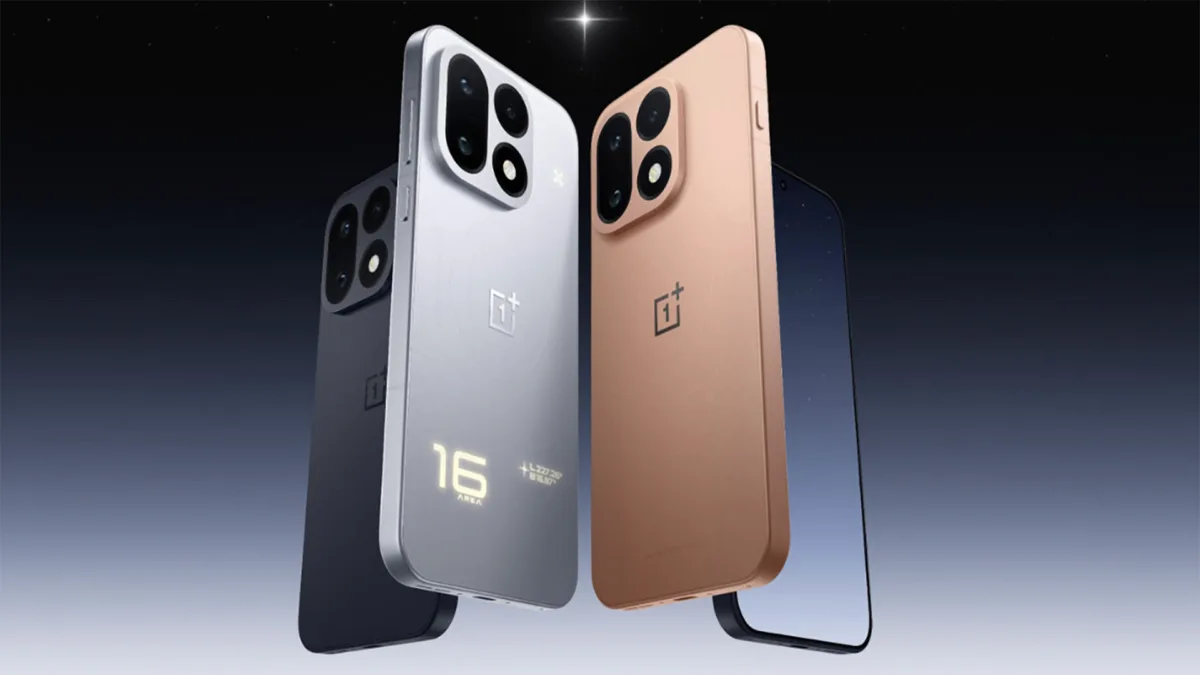 OnePlus 16 akıllı telefonun arka tasarımı ve renk seçenekleri