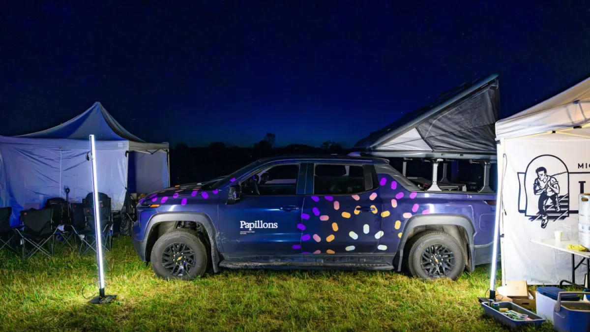 Chevrolet Silverado EV konser sahnesine güç sağlıyor