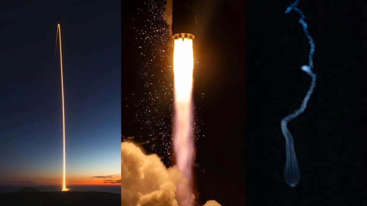 Rocket Lab Electron roketi fırlatma anı