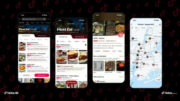 TikTok, Must Eat restoran rehberiyle Yelp’e rakip oluyor