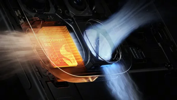 OnePlus Ace 7 telefonunun soğutma fanı tanıtım görseli