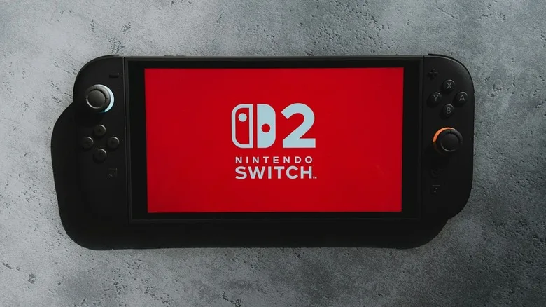 Nintendo Switch 2 video oyun konsolu.