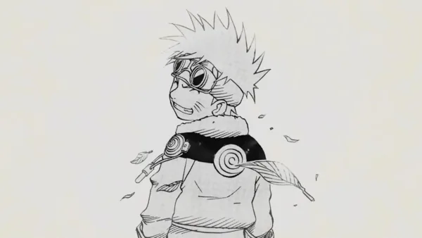 Naruto ve Ninku karakterlerinin yer aldığı crossover görseli