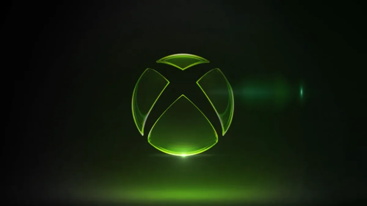 Xbox logosu ve kurumsal bina görseli