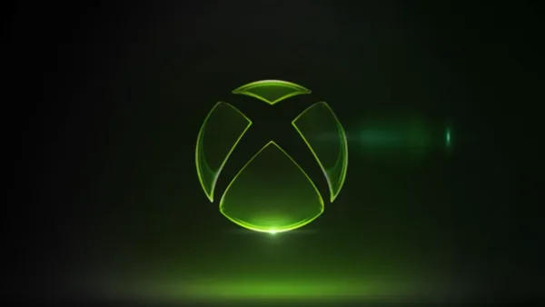 Xbox logosu ve kurumsal bina görseli